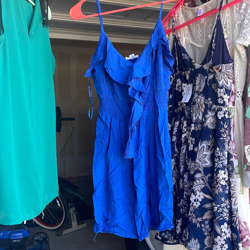 Blue summer dress
